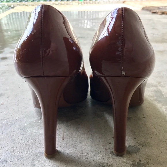 Miu Miu Brown Patent Leather Heels - Picture 7 of 7